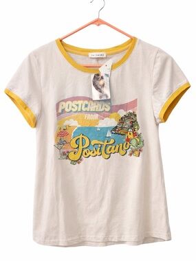 NWT For Love Bell x Lena Vie Boutique Amalfi Coast Ringer Tee